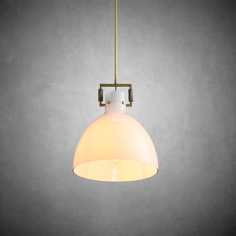 Miranda Modern Milk Glass Pendant Light