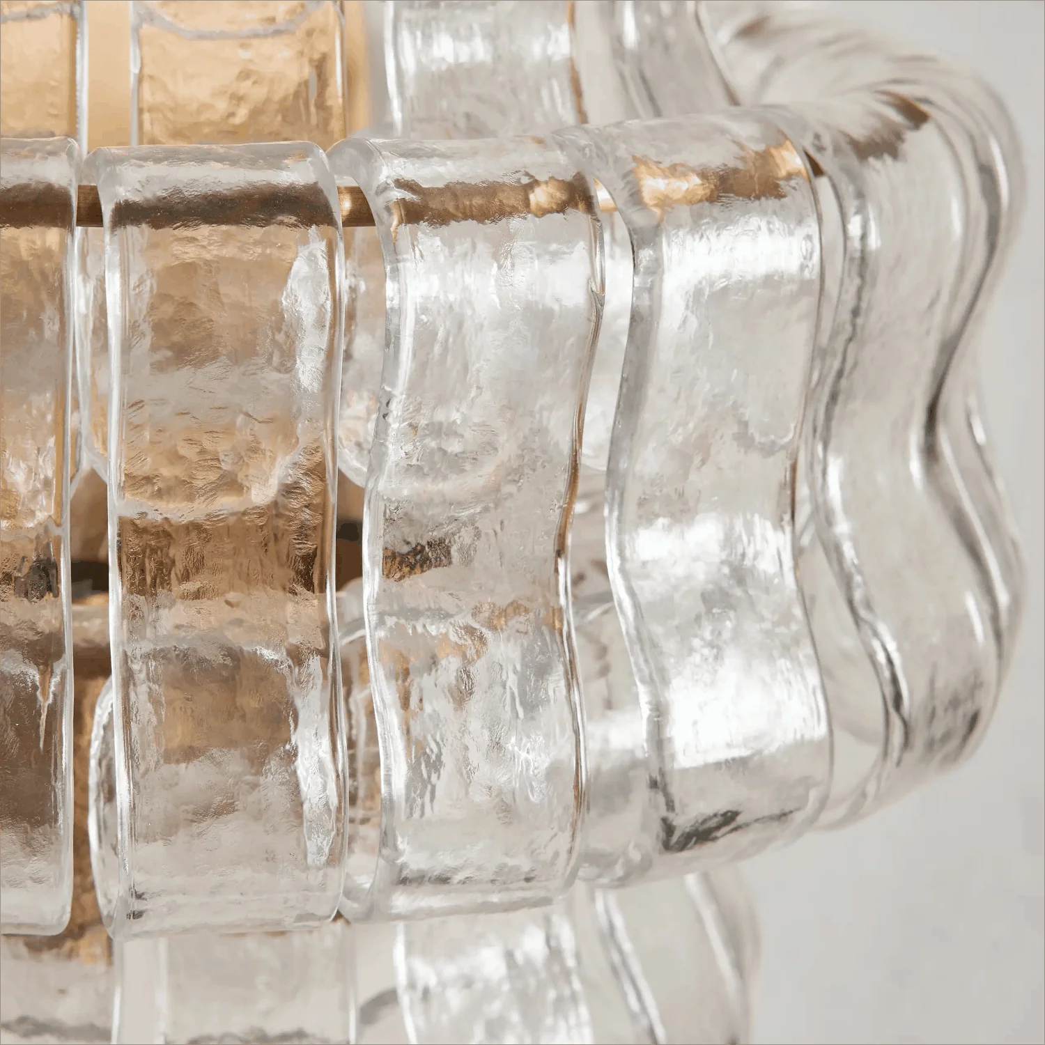 JC Ghiaccio Glass Wall Sconces