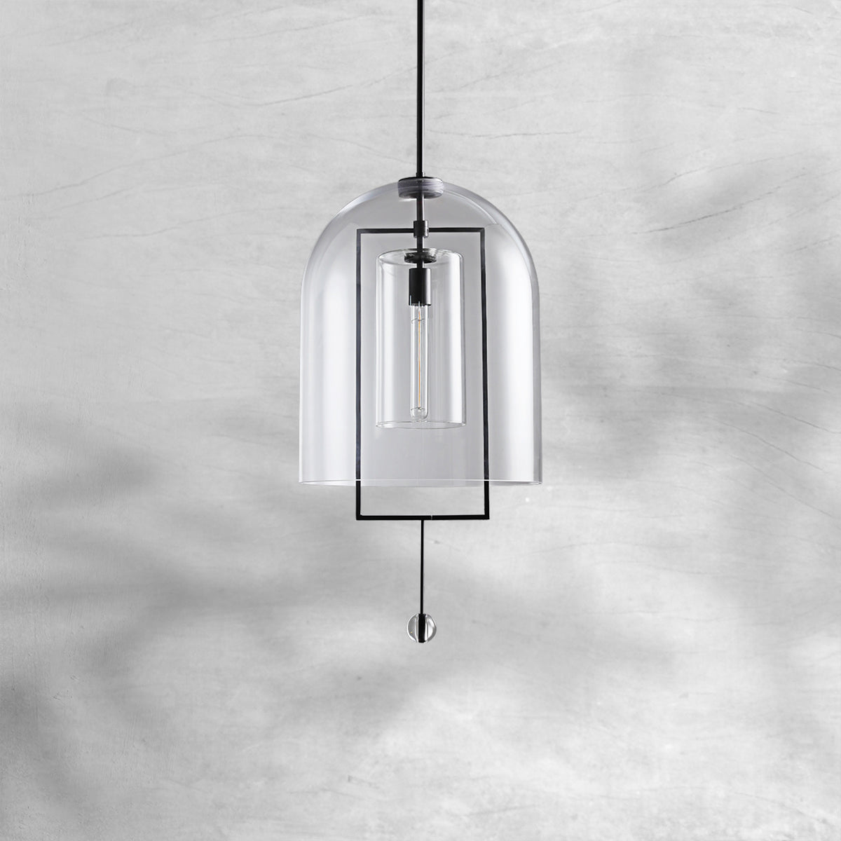 Fable Glass Pendant Light 28"H, 32"H