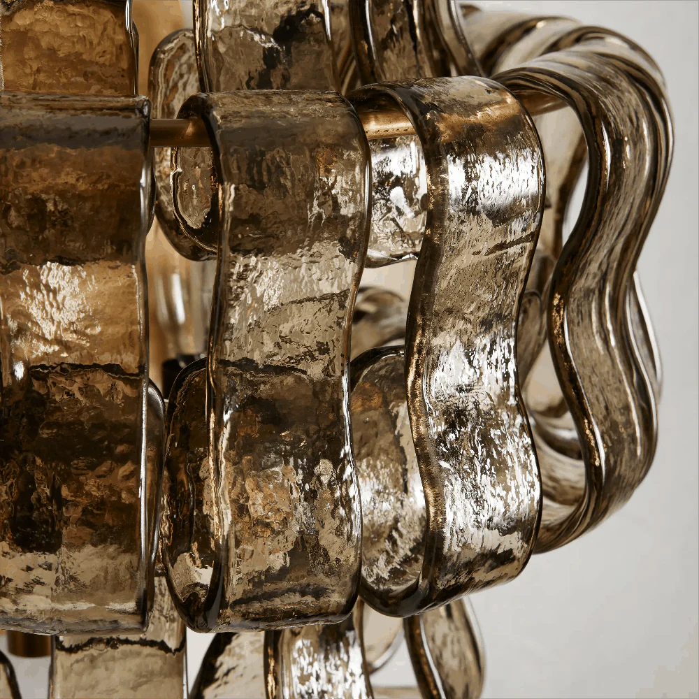 JC Ghiaccio Glass Wall Sconces