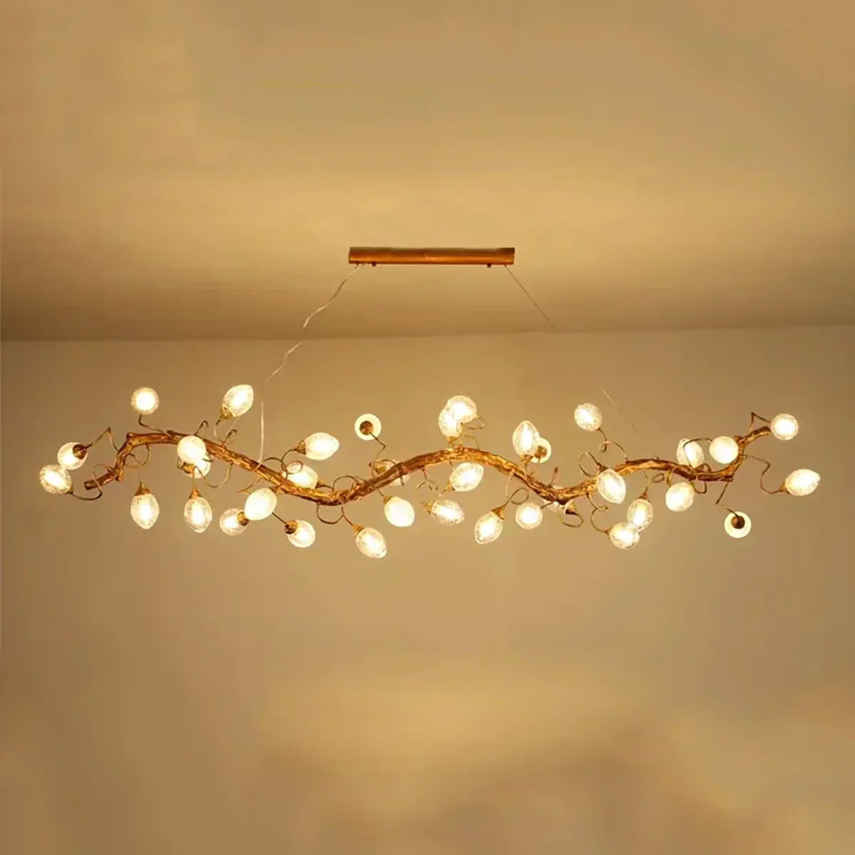 Art Clear Elegance Bubble Branch Linear Chandelier - Merlin Lamps