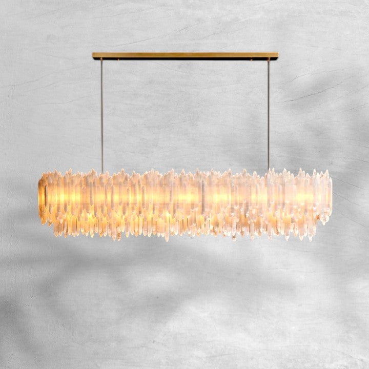 Selenine Rectangular Chandelier 54" 72"