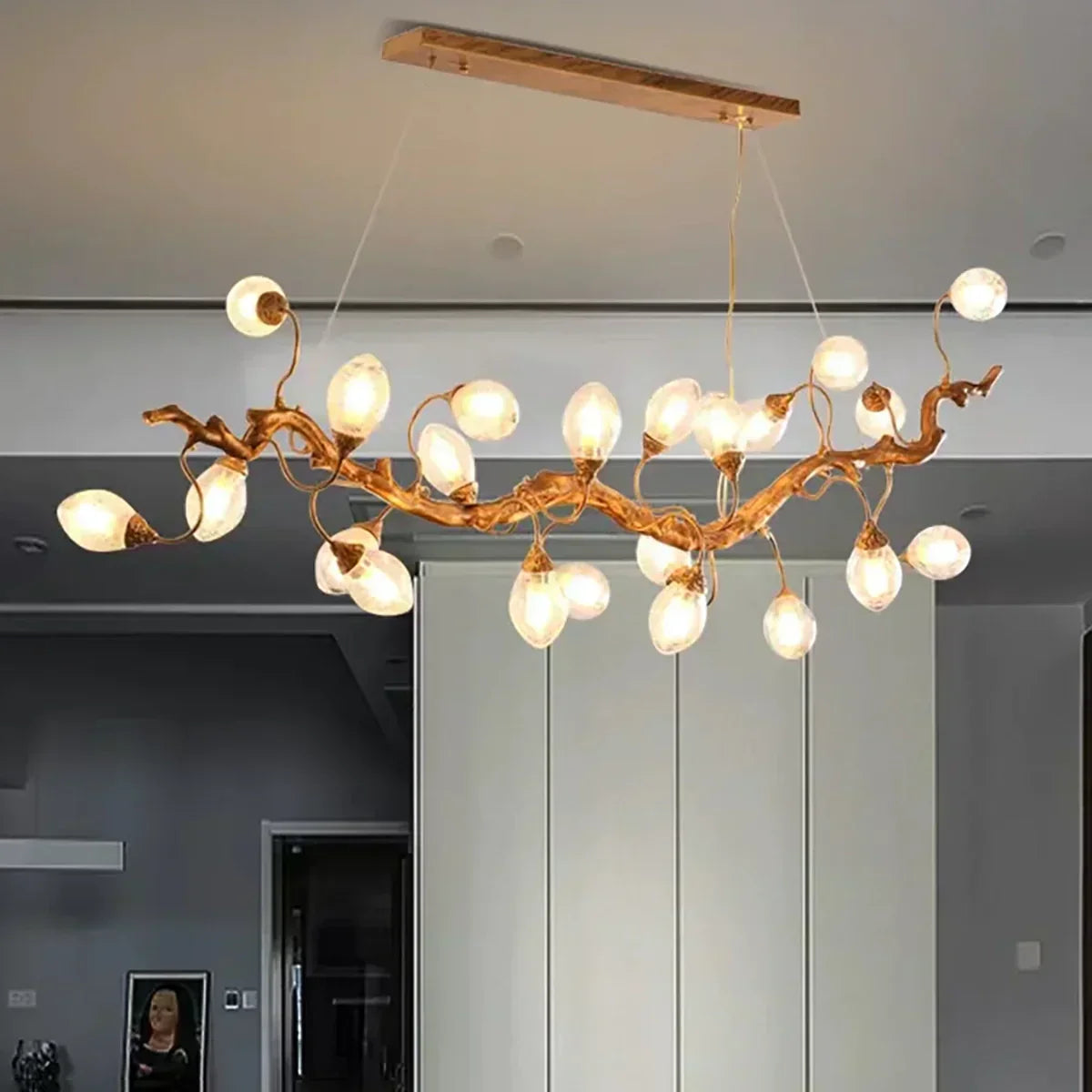 Art Clear Elegance Bubble Branch Linear Chandelier - Merlin Lamps