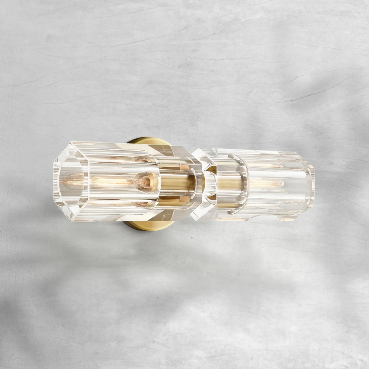 Auraline Crystal 2 Lights Wall Sconce