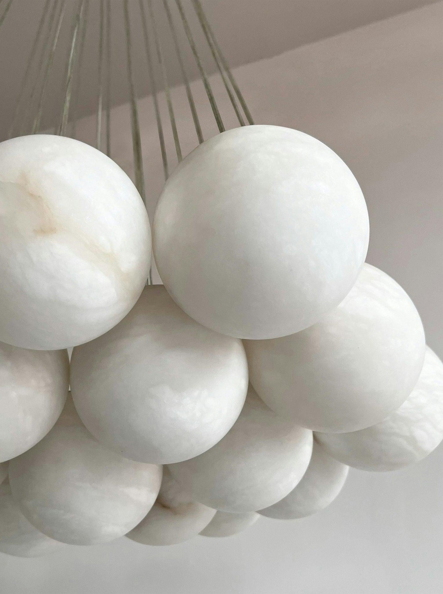 Aspen 19 Chandelier Alabaster - Merlin Lamps