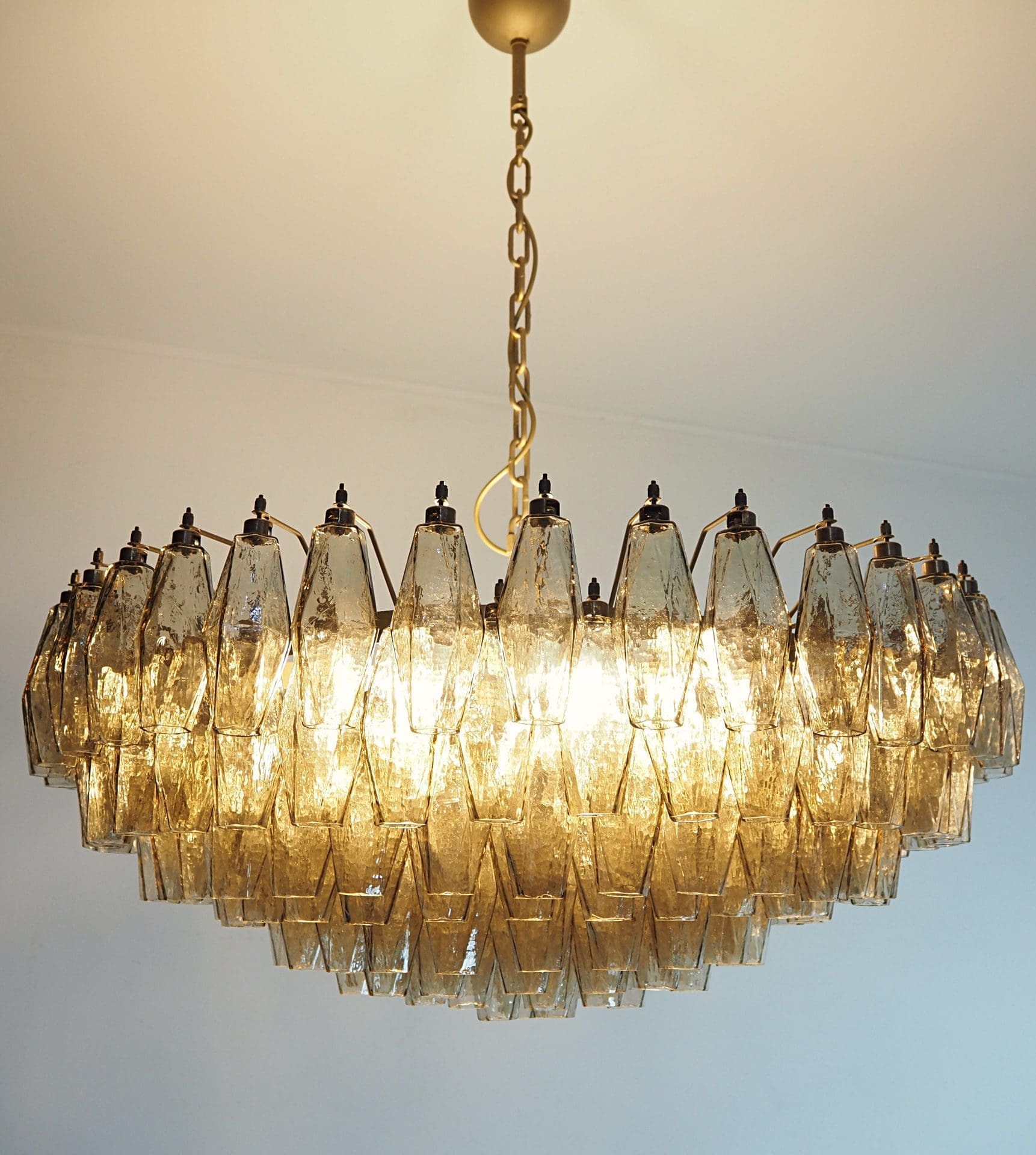 Murano Chandelier – Poliedri – 185 glass