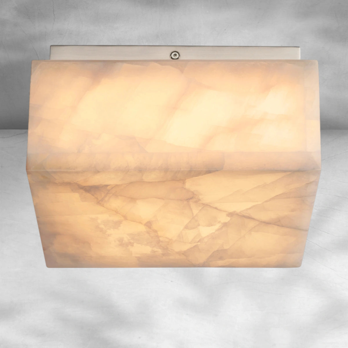 Riora Calcite Square Flushmount 6"10"14"