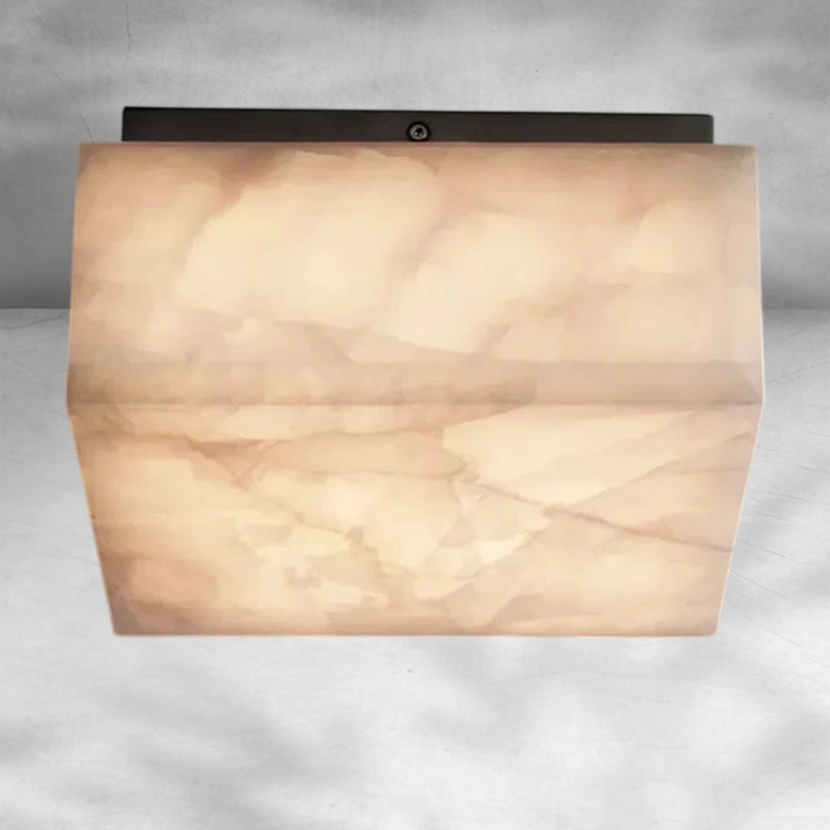 Riora Calcite Square Flushmount 6"10"14"