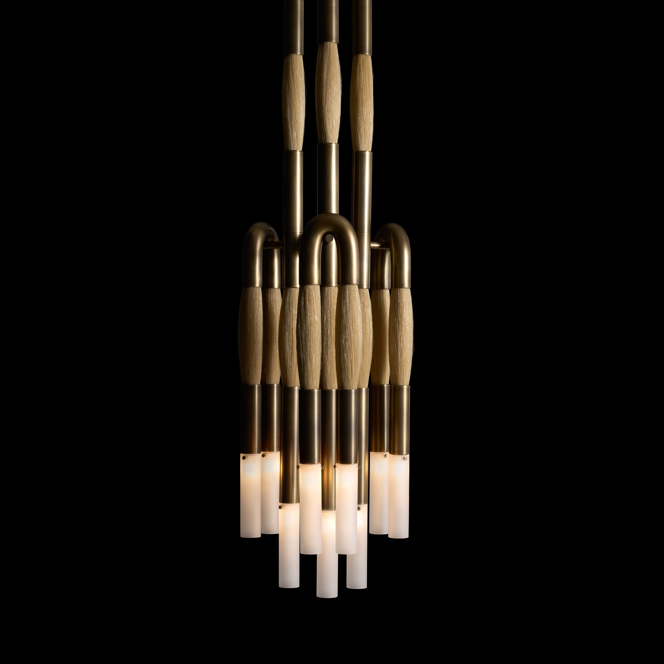 Heritage Horsehair 9-Light Pendant