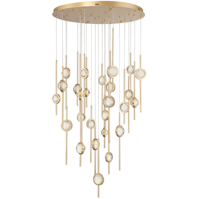 Velveton Seeded Glass Chandelier