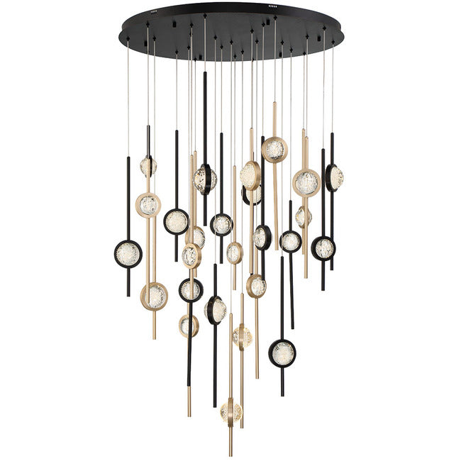 Velveton Seeded Glass Chandelier