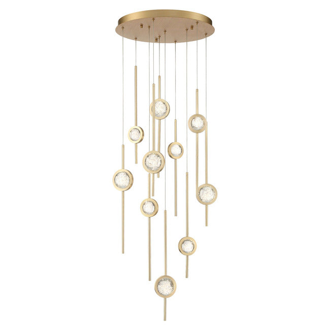 Velveton Seeded Glass Chandelier
