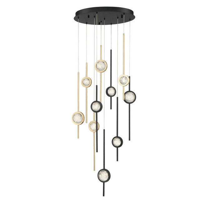 Velveton Seeded Glass Chandelier