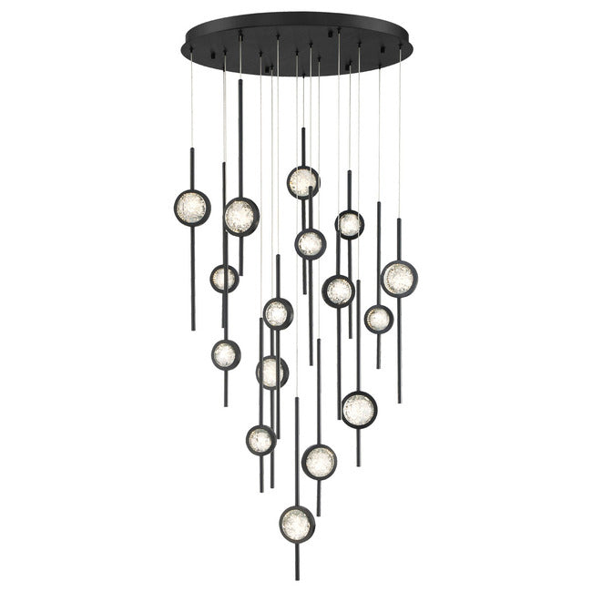 Velveton Seeded Glass Chandelier