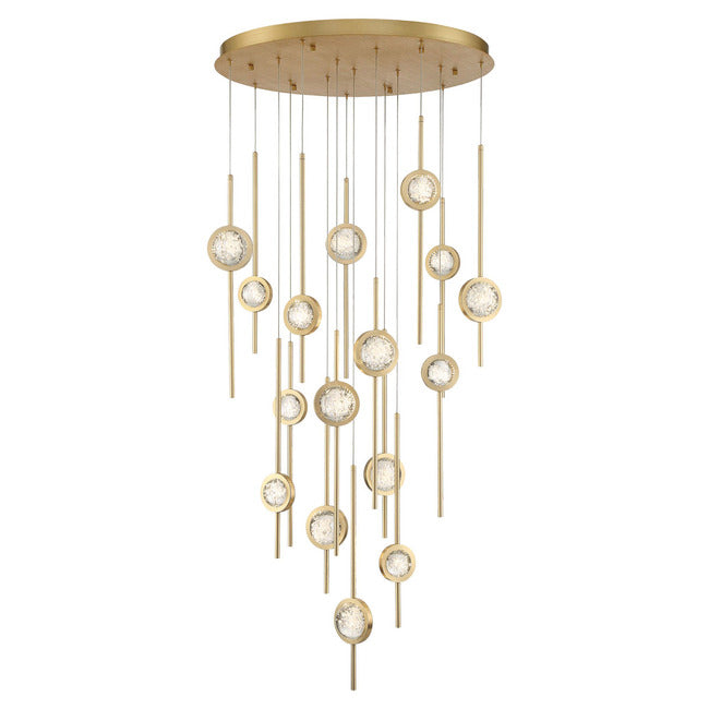 Velveton Seeded Glass Chandelier