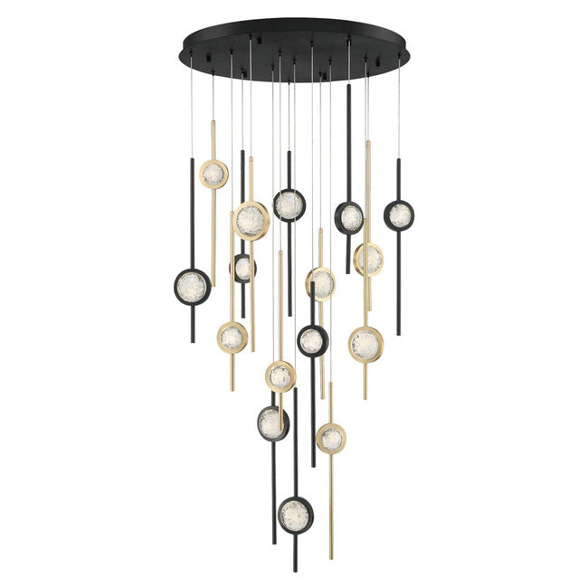 Velveton Seeded Glass Chandelier