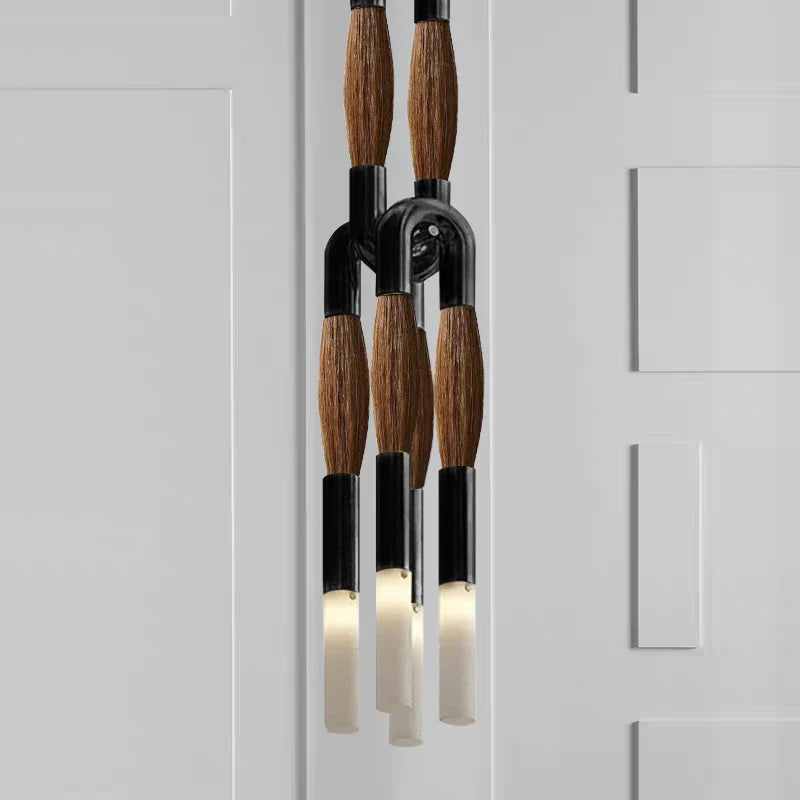 Heritage Horsehair 4-Light Pendant