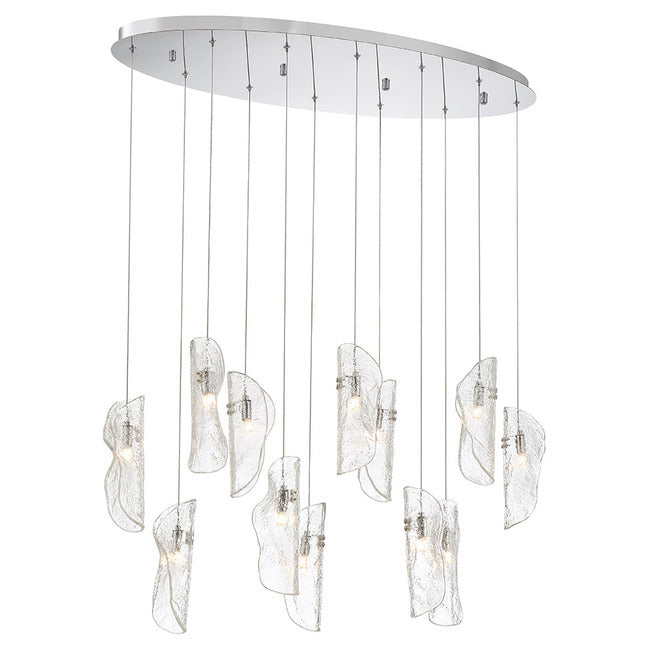 Flare Oval Multi Light Chandelier