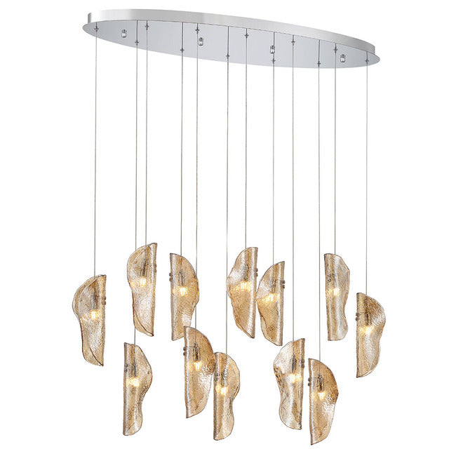 Flare Oval Multi Light Chandelier