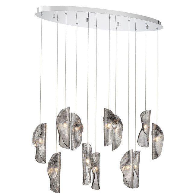 Flare Oval Multi Light Chandelier