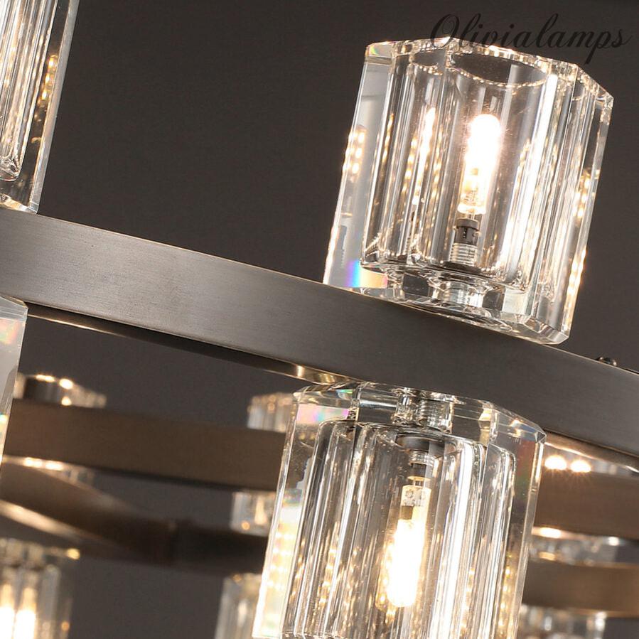 Auraline Crystal Round Chandelier 60"