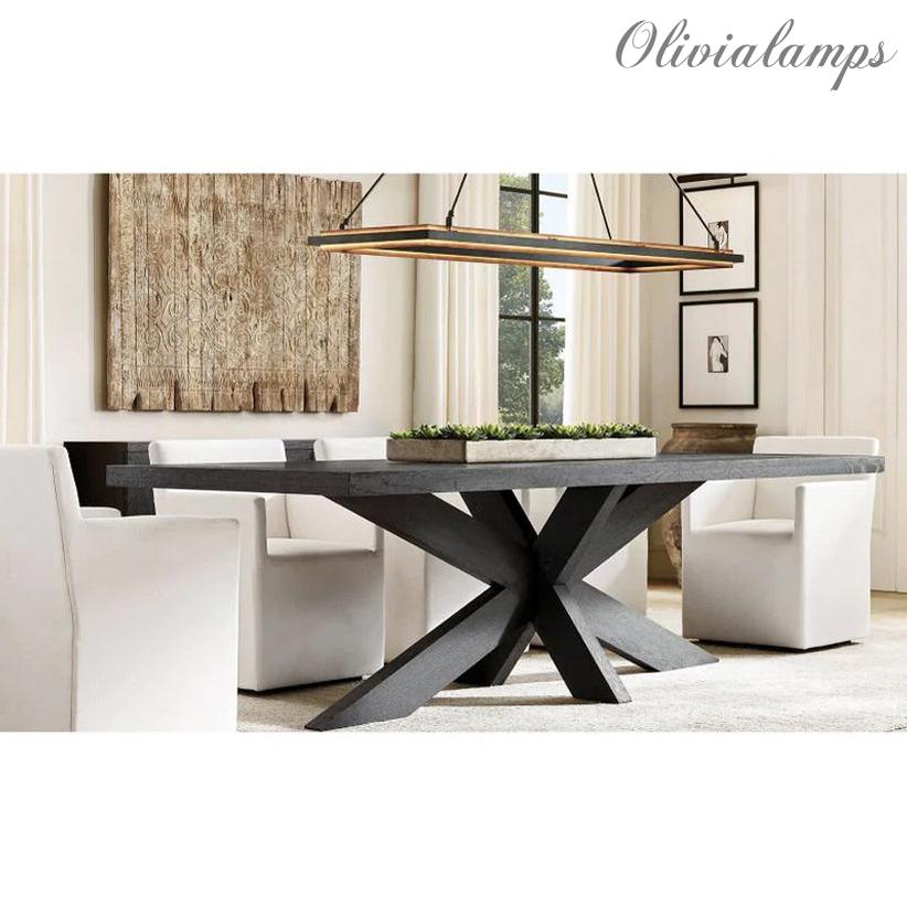 Peron Rectangular Chandelier 50"62"