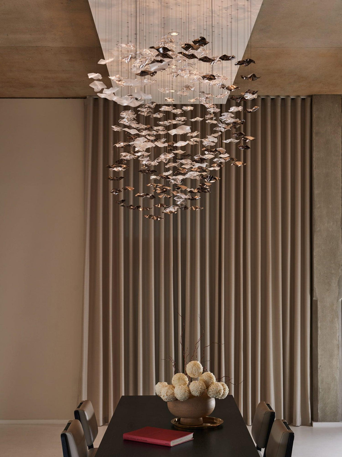 Coastal Sands Wave Glass Chandelier, Artisic Handmade Glass Chandelier chandeliers for dining room,chandeliers for stairways,chandeliers for foyer,chandeliers for bedrooms,chandeliers for kitchen,chandeliers for living room Kevinstudiolives L 82.7″ x W 23.6″ x H 31.5″