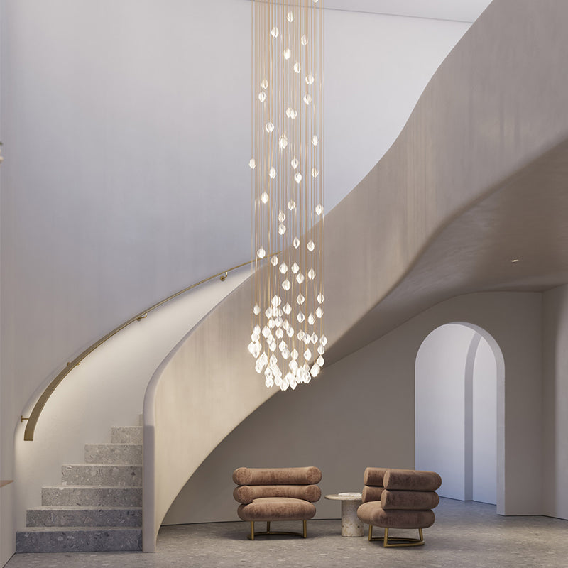 Grand Nordic Magnolia Blossom Ceramic Pendant Chandelier Chandeliers Kevinstudiolives