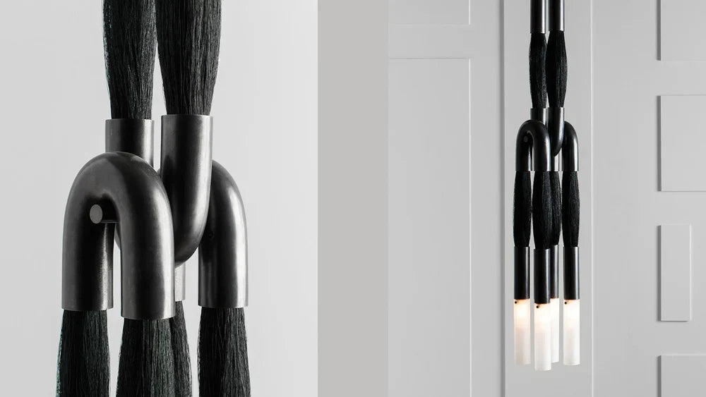Heritage Horsehair 4-Light Pendant