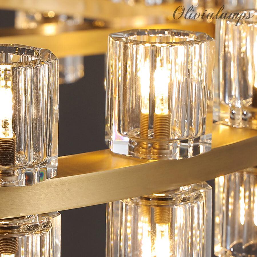 Auraline Crystal Round Chandelier 60"