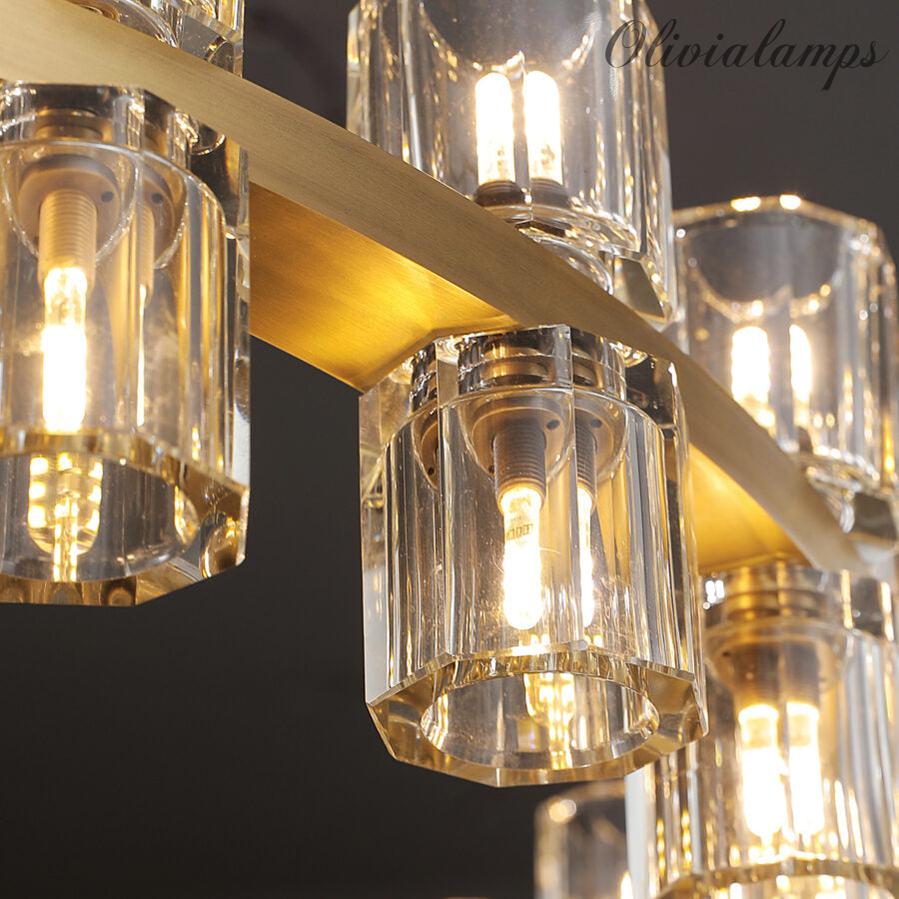 Auraline Crystal Round Chandelier 60"