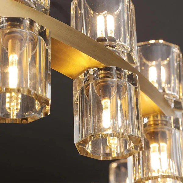 Auraline Crystal Round Chandelier 60"