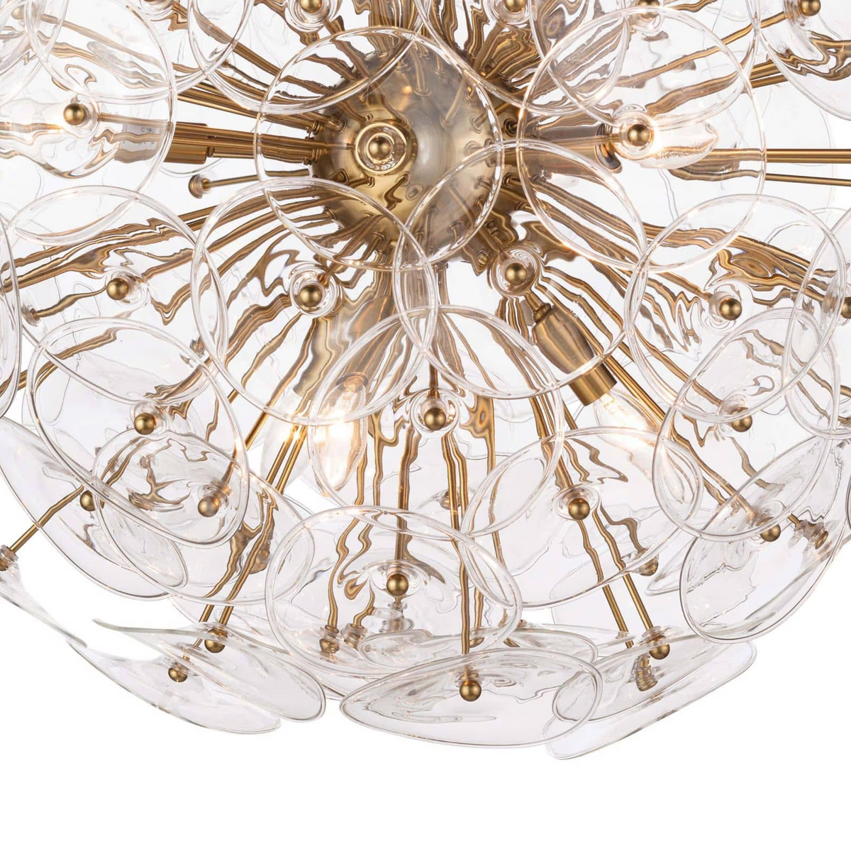 Polara Glass Chandelier Small