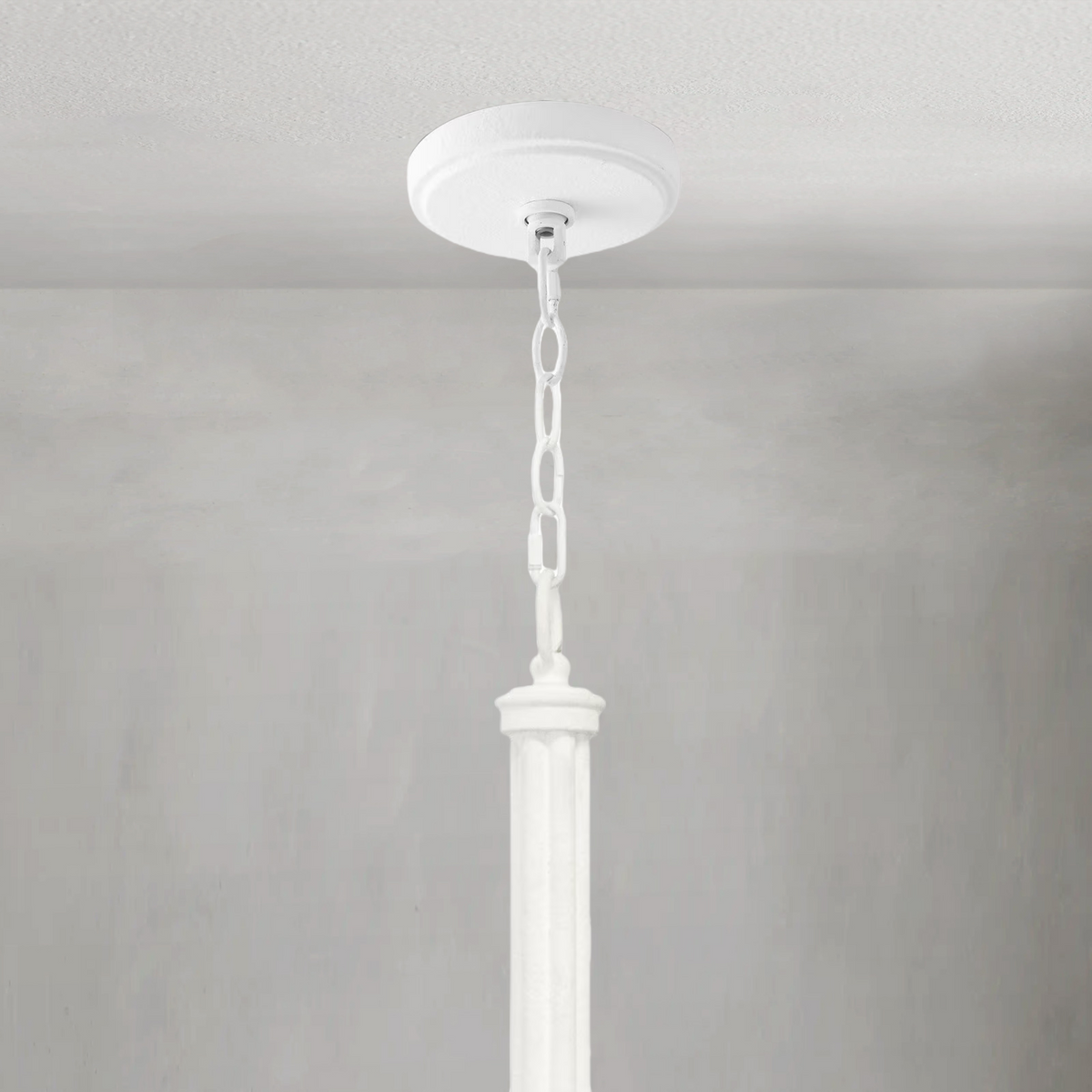 Fontara White Reed Chandelier