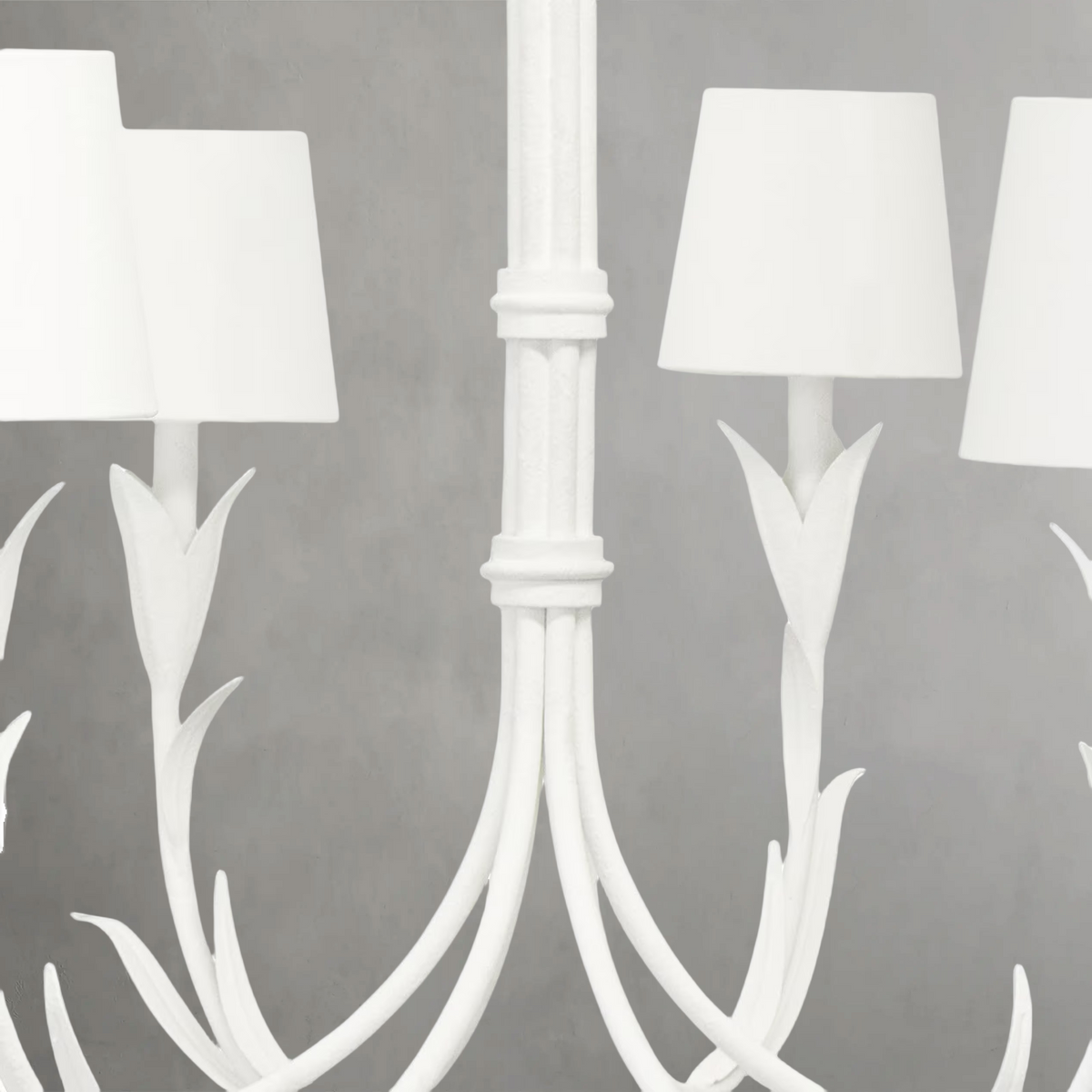 Fontara White Reed Chandelier