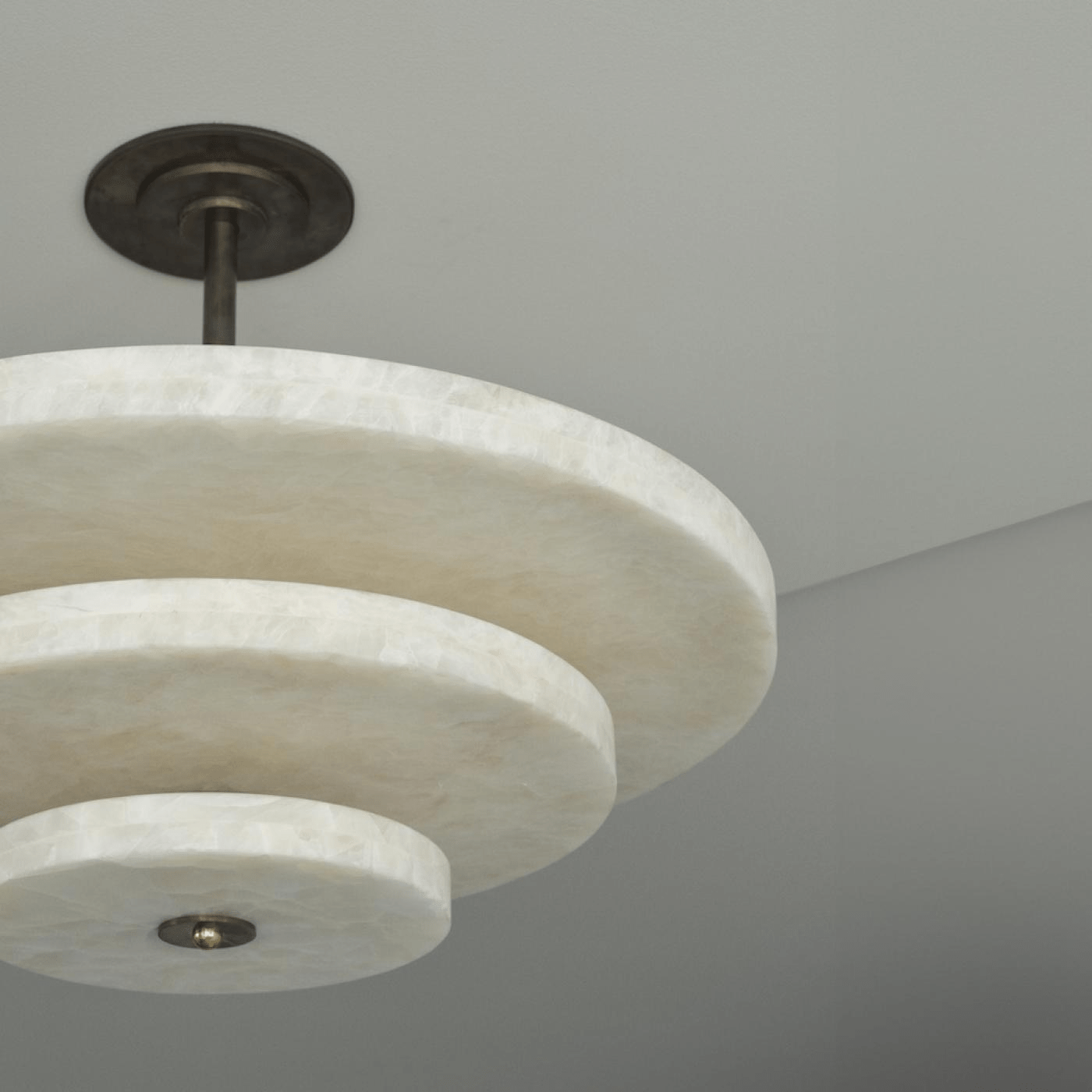 Ice Queen Alabaster Chandelier - Merlin Lamps