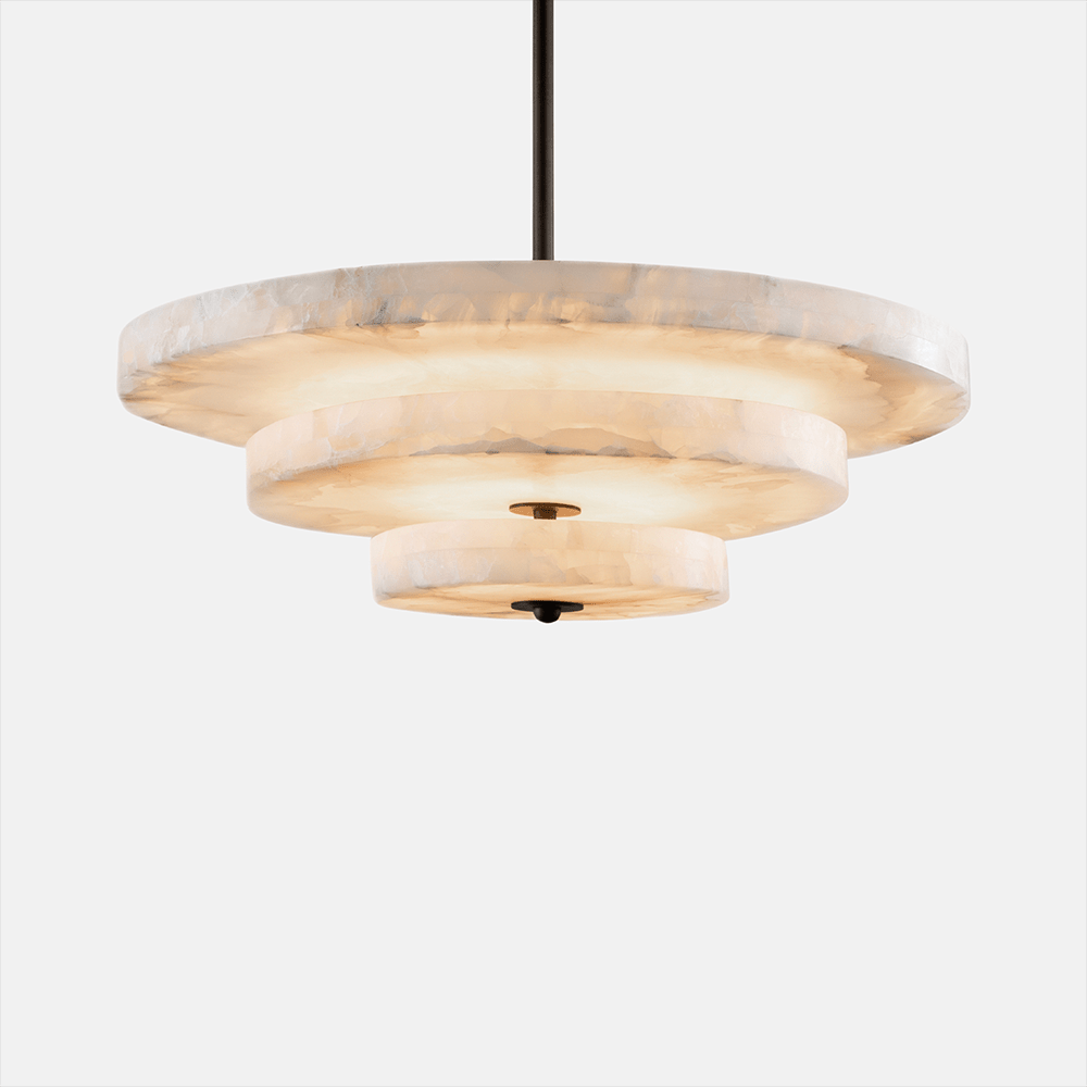 Ice Queen Alabaster Chandelier - Merlin Lamps