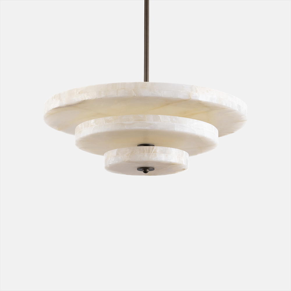 Ice Queen Alabaster Chandelier - Merlin Lamps