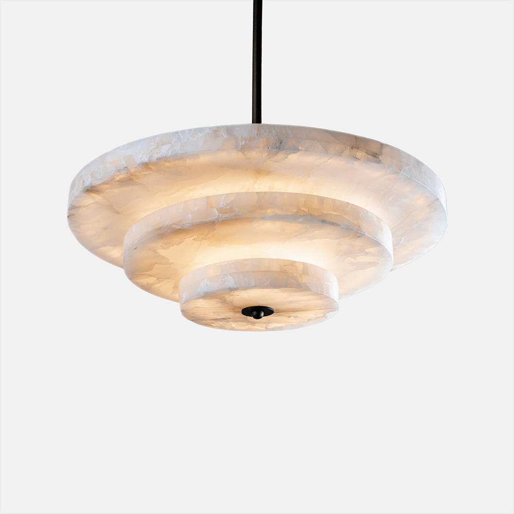 Ice Queen Alabaster Chandelier - Merlin Lamps