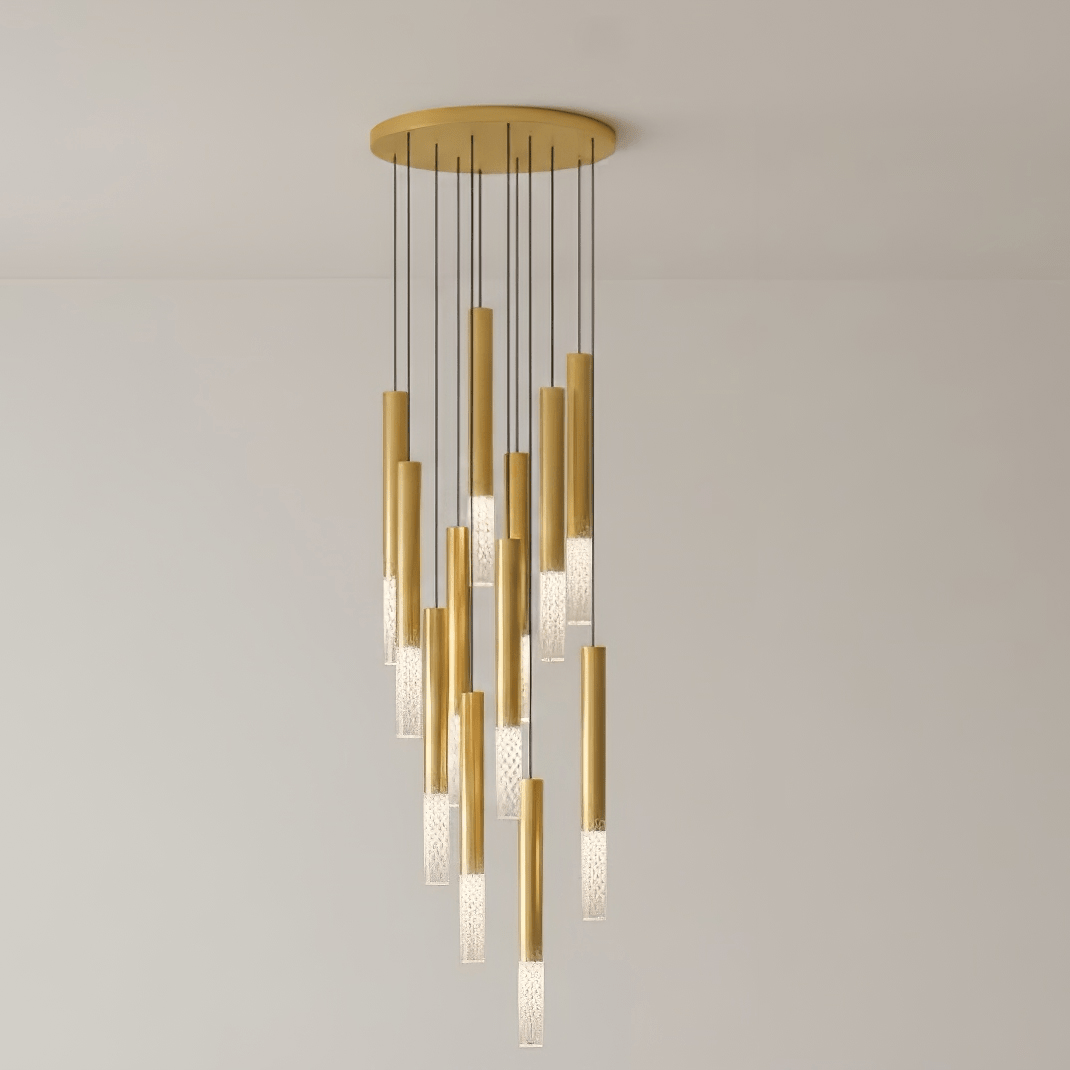 Galaxy Symphony Orchestra Meteor Shower Crystal Spiral Chandelier