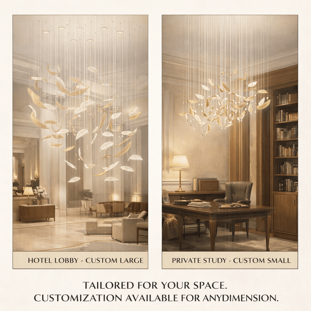 Galaxy Nectar Leaves Meteor Shower Crystal Spiral Chandelier