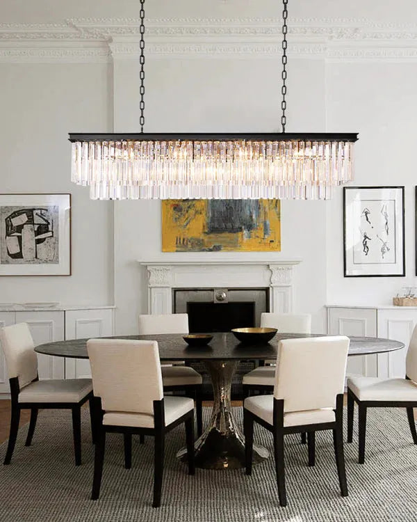 1920s Orion Art Deco Rectangular Chandelier 40"49"59"72"