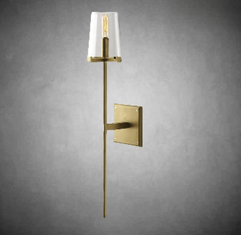 Paricia Clear Glass Linear Wall Sconce