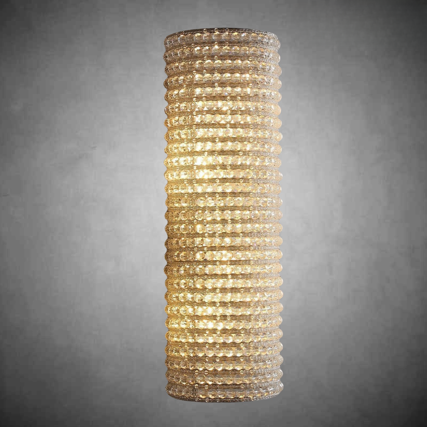 Halos Clear Crystal Beads Wall Sconce 21"H 36"H