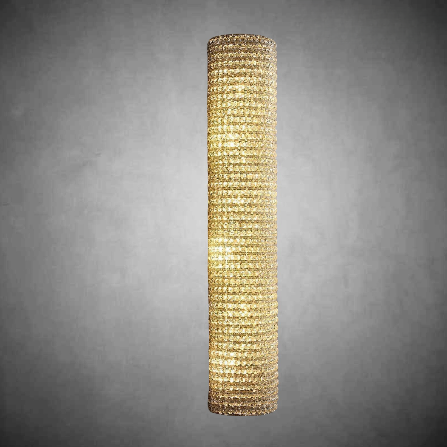 Halos Clear Crystal Beads Wall Sconce 21"H 36"H