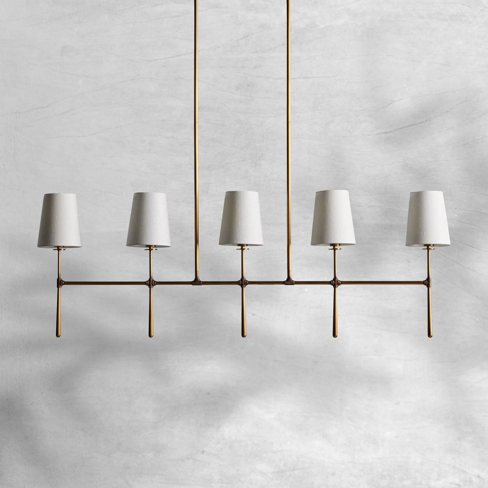 Rhodes Linear Chandelier 5/6 Light