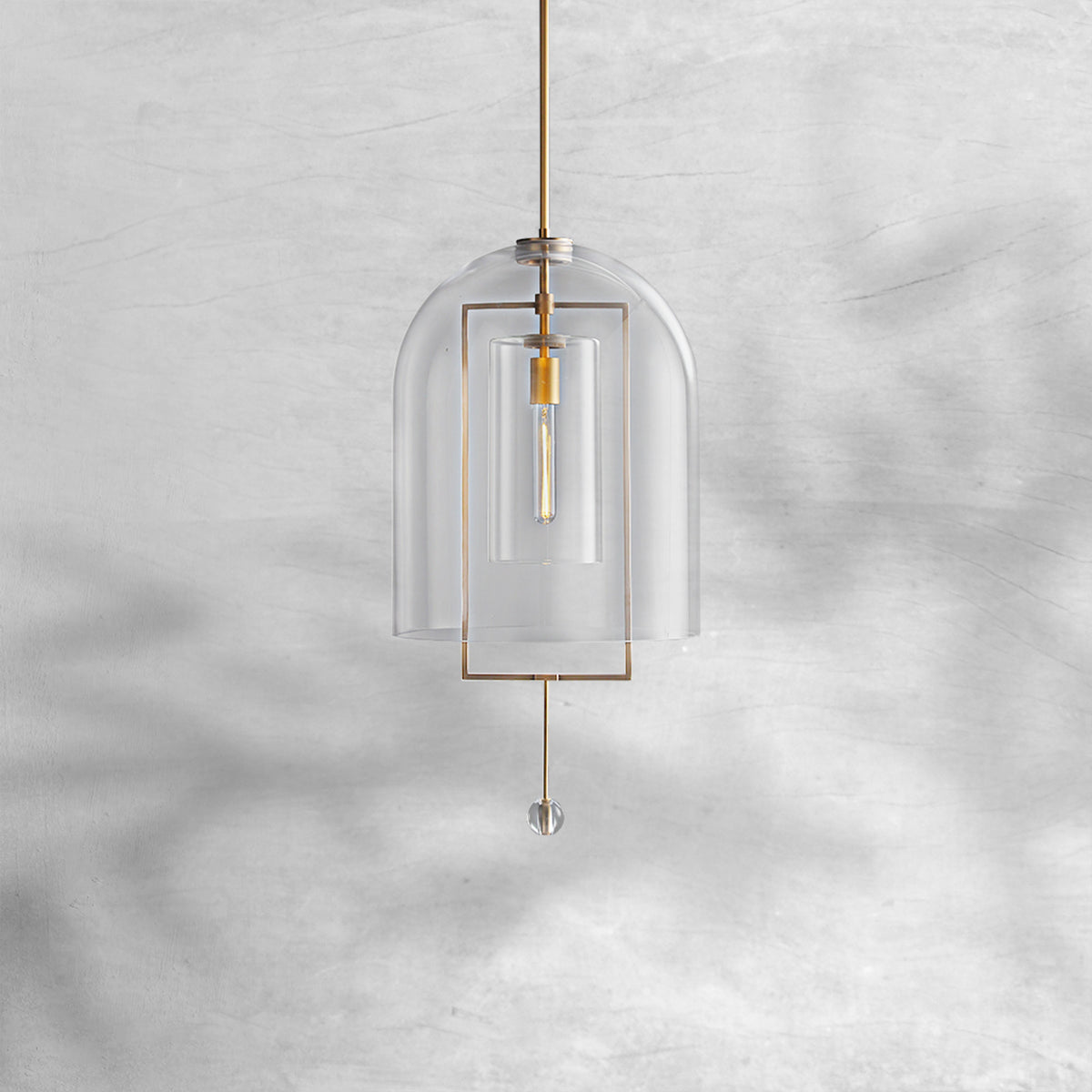 Fable Glass Pendant Light 28"H, 32"H