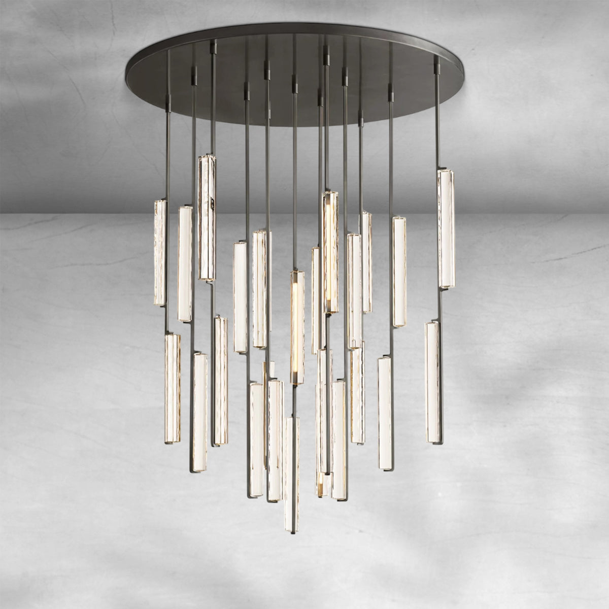 Aureon Crystal Round Chandelier
