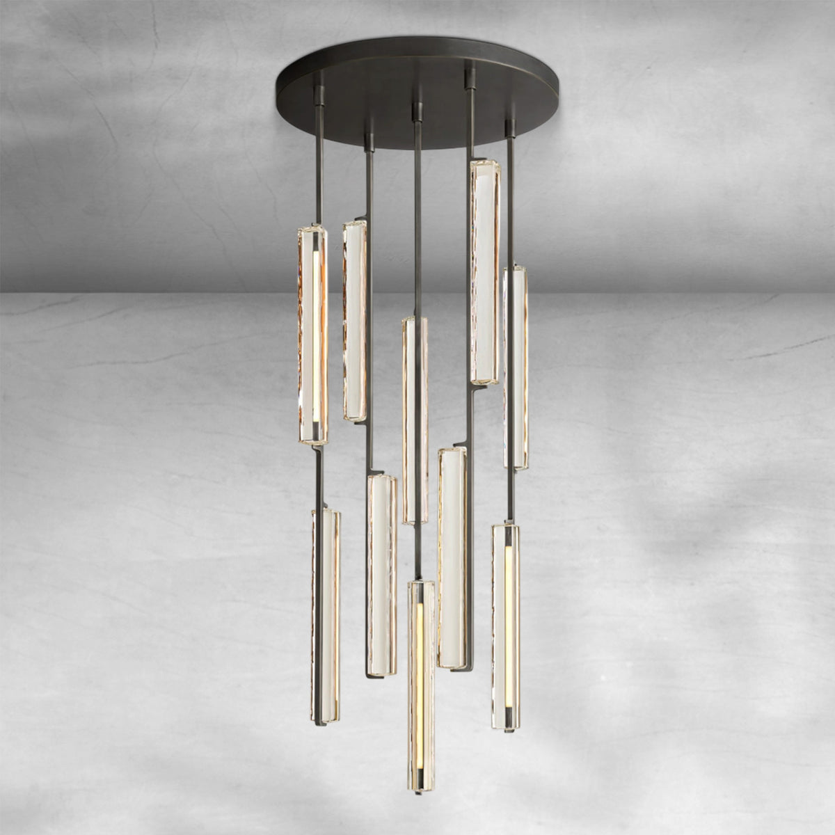 Aureon Crystal Round Chandelier