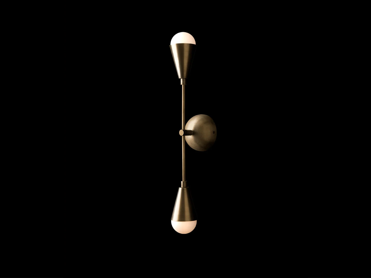 PATUS TRIAD 02 SCONCE H24.75” x W3.5” x D5.25”